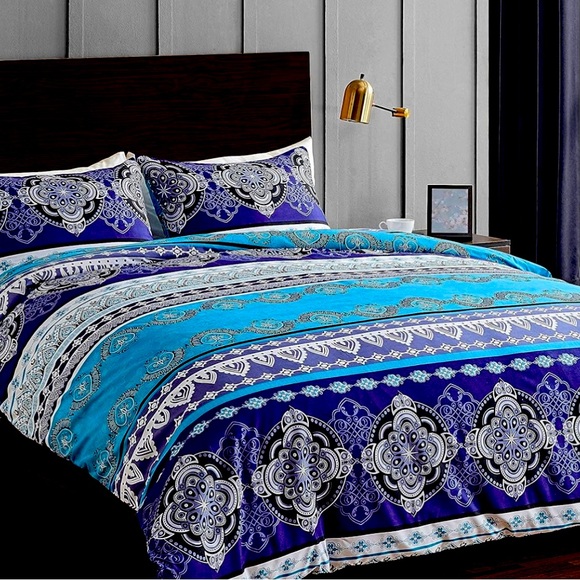 3 Piece Queen/full Duvet Set - Picture 1 of 2
